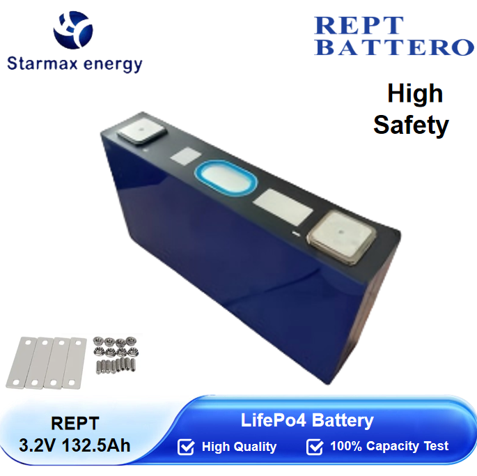 Starmax REPT 132.5Ah Lithium  Ion Battery 3.2V Lifepo4 Prismatic Cell,Llithium Ion Battery Manufacturers from China
