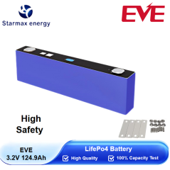 Starmax EVE 124.9Ah Lithium  Ion Battery 3.2V Lifepo4 Prismatic Cell,Llithium Ion Battery Manufacturers from China