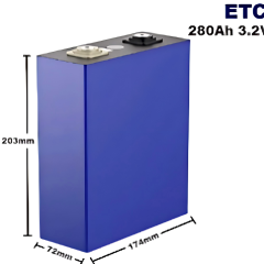 Starmax ETC 280Ah Lithium  Ion Battery 3.2V Lifepo4 Prismatic Cell,Llithium Ion Battery Manufacturers from China