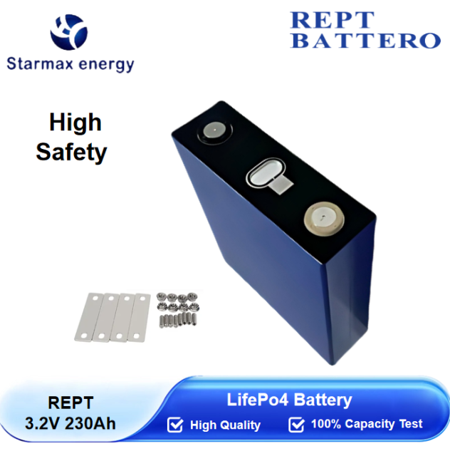 Starmax REPT 230Ah Lithium  Ion Battery 3.2V Lifepo4 Prismatic Cell,Llithium Ion Battery Manufacturers from China