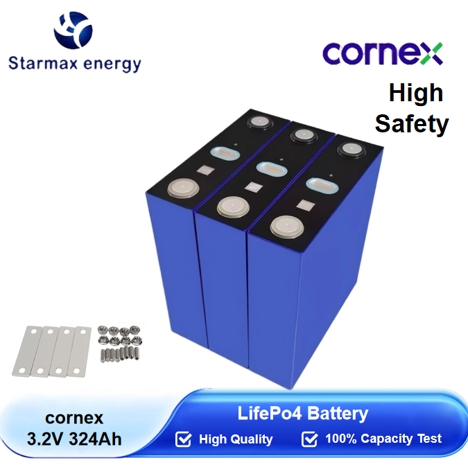 Starmax cornex 324Ah Lithium  Ion Battery 3.2V Lifepo4 Prismatic Cell,Llithium Ion Battery Manufacturers from China