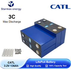 Starmax CATL 136Ah 3C MAX Discharge Rate Lithium  Ion Battery 3.2V Lifepo4 Prismatic Cell,Llithium Ion Battery Manufacturers from China