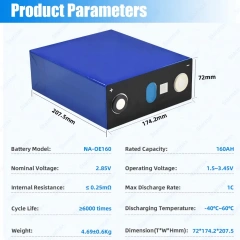 Starmax Factory Direct HiNa 2.85V 160Ah Sodium Ion Battery Cell,Llithium Ion Battery Manufacturers from China