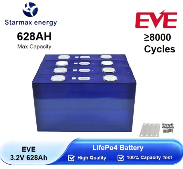 EVE 3.2V 628Ah MB56 Prismatic LiFePO4 Battery For Household Energy Storage,Llithium Ion Battery Manufacturers from China
