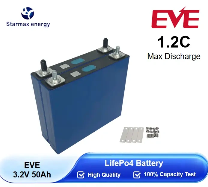 Starmax EVE 50Ah LF50F Lithium  Ion Battery 3.2V Lifepo4 Prismatic Cell,Llithium Ion Battery Manufacturers from China