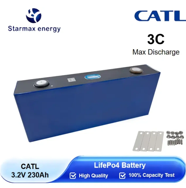 Starmax CATL 230Ah Lithium  Ion Battery 3.2V Lifepo4 Prismatic Cell,Llithium Ion Battery Manufacturers from China