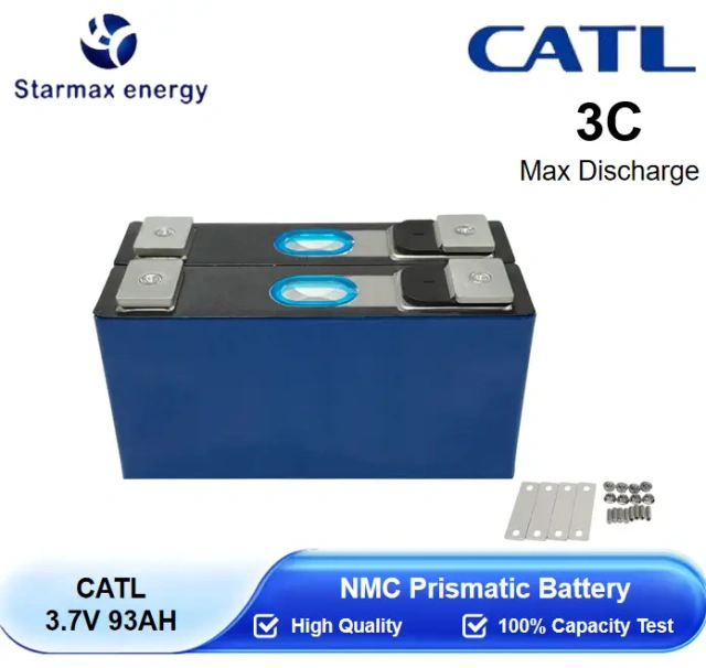 Starmax CATL 3.7V 93Ah NMC Prismatic  Battery,Llithium Ion Battery Manufacturers from China