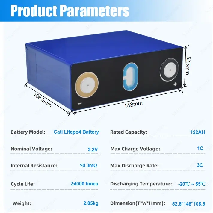 Starmax CATL 122Ah 3C MAX Discharge Rate 122Ah Lithium Ion Battery 3.2V Lifepo4 Prismatic Cell,Llithium Ion Battery Manufacturers from China