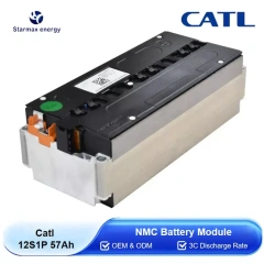 Starmax 3C Discharge CATL 44.4V 12S1P 57Ah Nmc Battery Module 3.7V 12Pcs Rechargeable Prismatic Cells Lithium Ion Batteries,Llithium Ion Battery Manufacturers from China