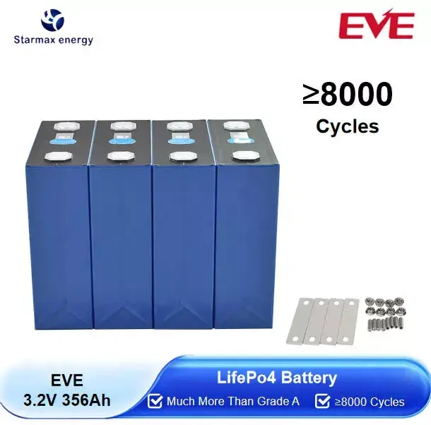 Starmax Fast Shipping EVE 3.2V 356AH lithium iron phosphate battery for Household Energy Storage,Llithium Ion Battery Manufacturers from China