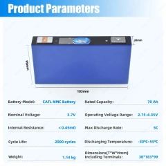 Starmax Factory Direct CATL 3.7V 70AH NMC battery for Recreational Vehicle,Llithium Ion Battery Manufacturers from China
