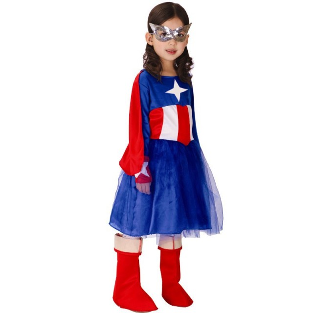 Custom girls super hero cosplay costume