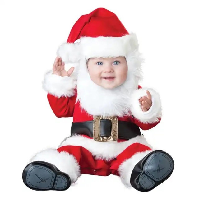 Custom Baby Santa Claus Christmas Costume