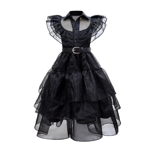 Custom & Wholesale Girls Black Dress Costume