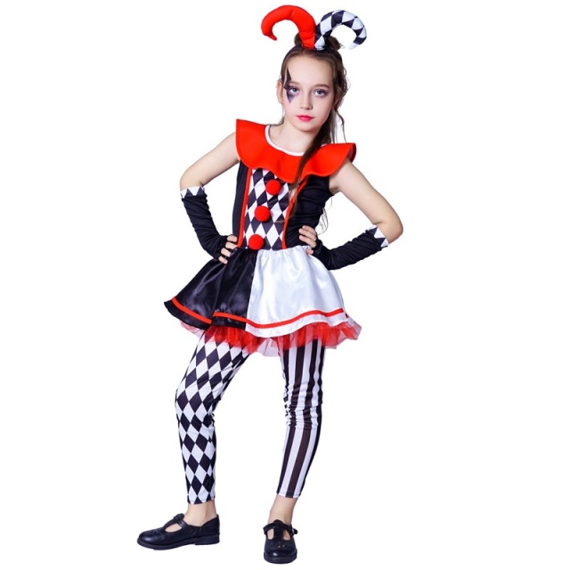 Custom & Wholesale Girl's Clown Costume