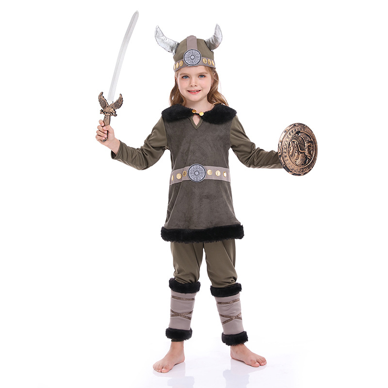 Custom & Wholesale Boys Viking Warrior Costume