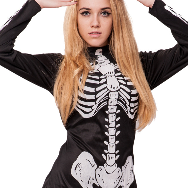 Halloween Women Skeleton Dress