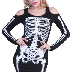 Halloween Women Skeleton Dress