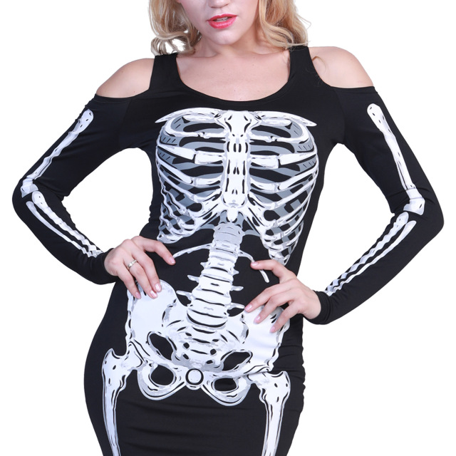 Halloween Women Skeleton Dress