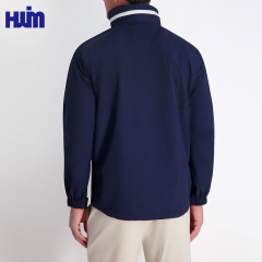 OEM Contrast Lining Rain Jacket | Waterproof Hooded Outdoor Shell