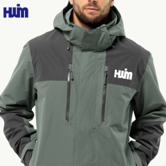 OEM Fleece Lined Jacket | Color Block Waterproof Outerwear