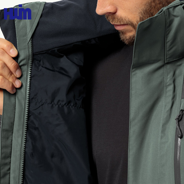 OEM Fleece Lined Jacket | Color Block Waterproof Outerwear