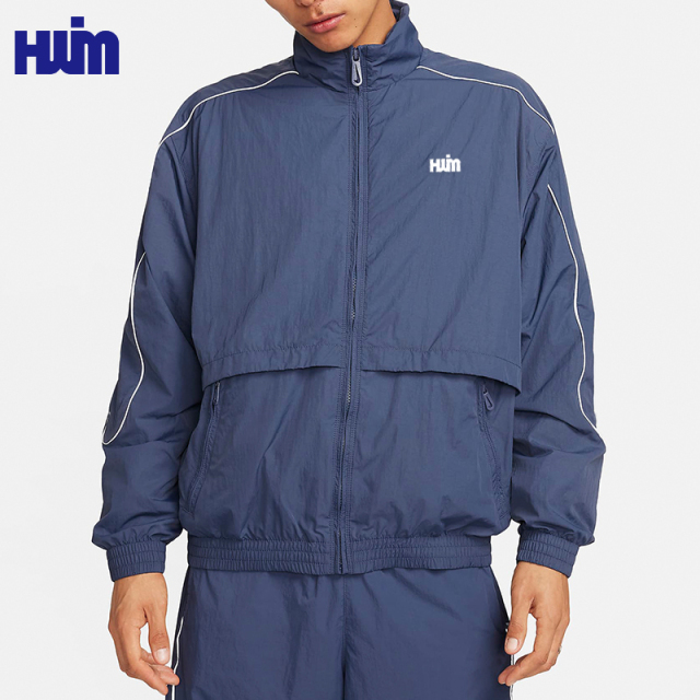 OEM Stand Collar Soft Shell Jacket | Retro Windproof Track Top