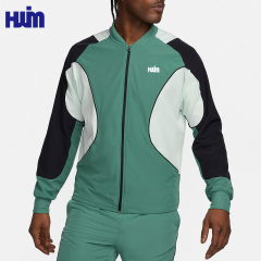 OEM Color Block Soft Shell Jacket | Bomber Collar Athletic Top
