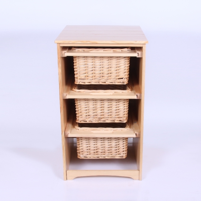 Kitchen wicker basket drawer basket