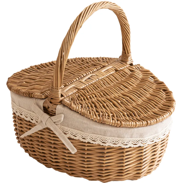 Wicker basket Shopping storage basket Candy basket