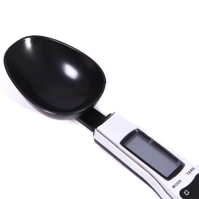 Precision electronic scale 0.1g stainless steel spoon scale milk powder medicine scale single spoon household kitchen scale pet feeding scale