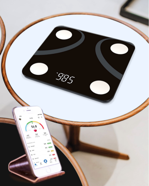 Cross-border wholesale weight scale home electronic body scale smart weight analyzer smart bluetooth body fat scale