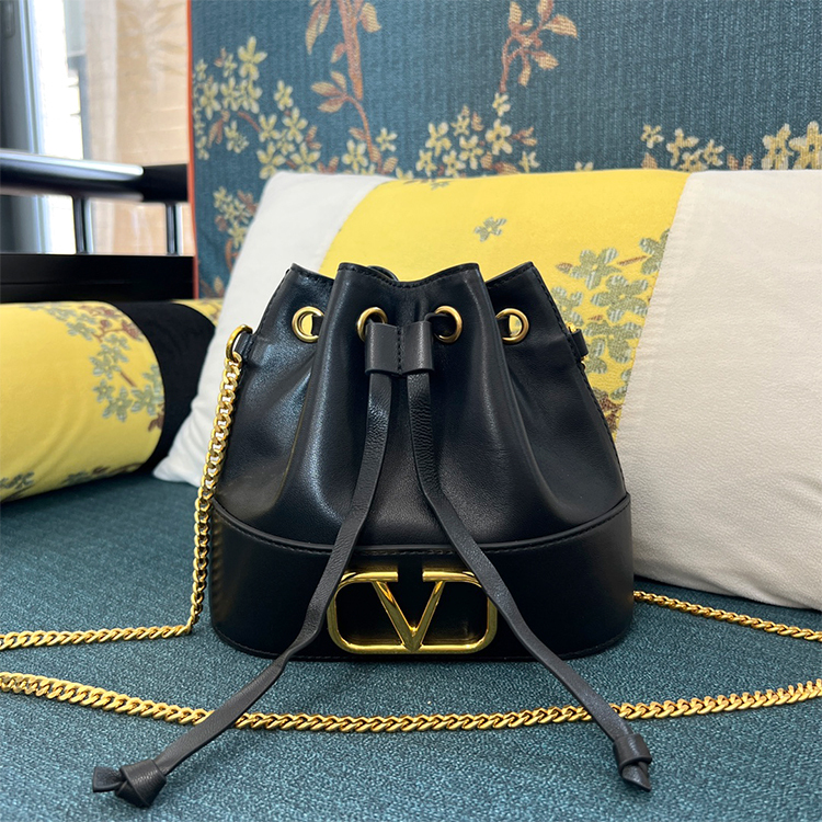 VALENTINO VLOGO Signature Mini Bucket Bag
