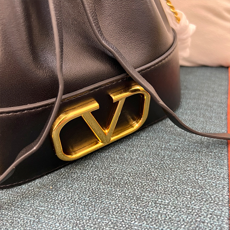 VALENTINO VLOGO Signature Mini Bucket Bag
