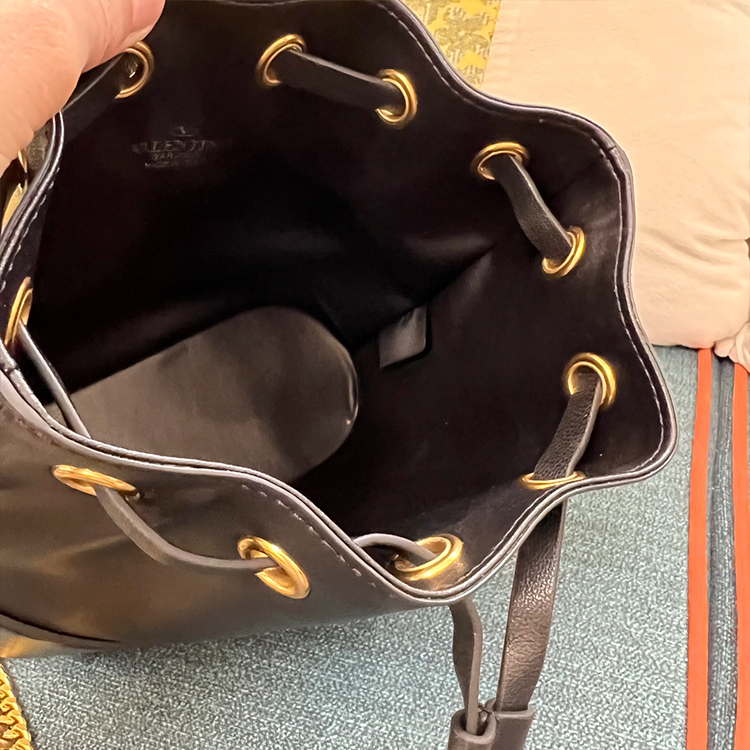 VALENTINO VLOGO Signature Mini Bucket Bag