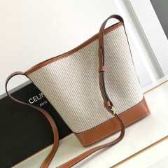 CELINE CUIR TRIOMPHE Small Bucket Bag