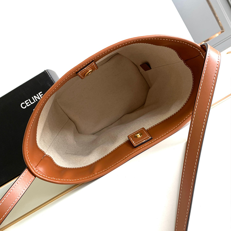 CELINE CUIR TRIOMPHE Small Bucket Bag