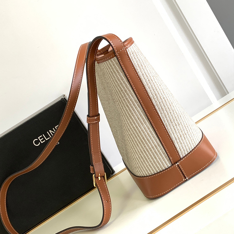 CELINE CUIR TRIOMPHE Small Bucket Bag