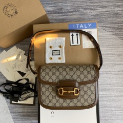 GUCCI Horsebit 1955 Small Shoulder Backpack