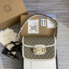 GUCCI Horsebit 1955 Small Shoulder Backpack