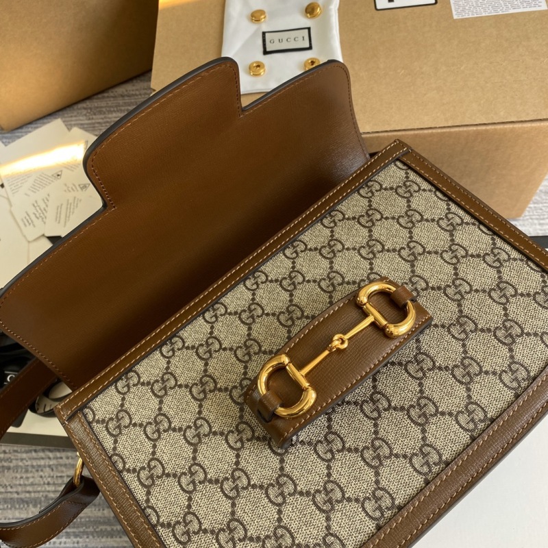 GUCCI Horsebit 1955 Small Shoulder Backpack