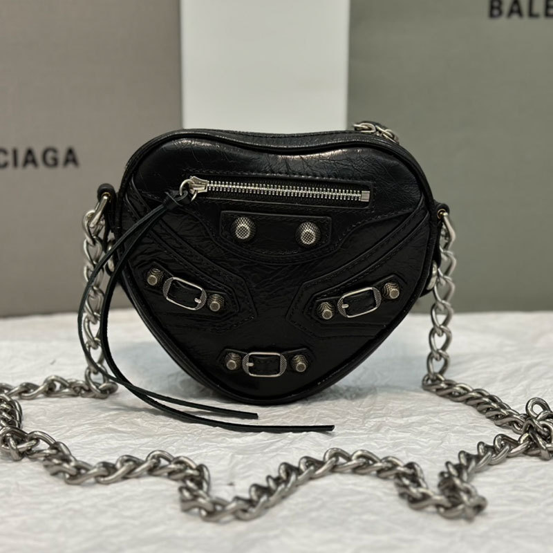 BALENCIAGA LE CAGOLE HEART Mini Handbag