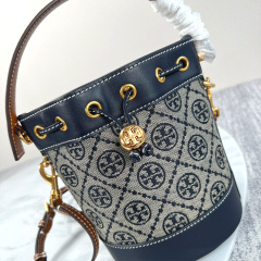 TORY SPORT T MONOGRAM Mini Bucket Bag