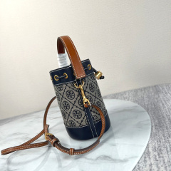 TORY SPORT T MONOGRAM Mini Bucket Bag
