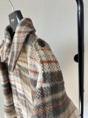CELINE Wool plaid jacket