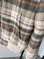 CELINE Wool plaid jacket