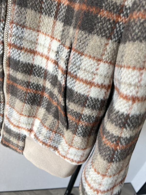 CELINE Wool plaid jacket