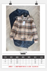 CELINE Wool plaid jacket