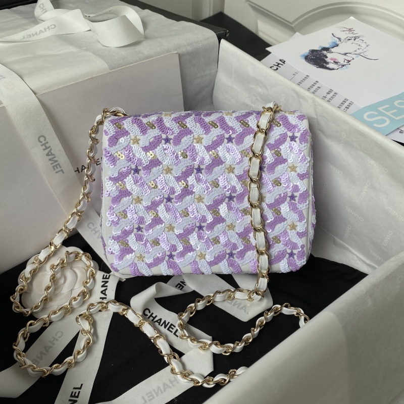 CHANEL Sequin shoulder bag
