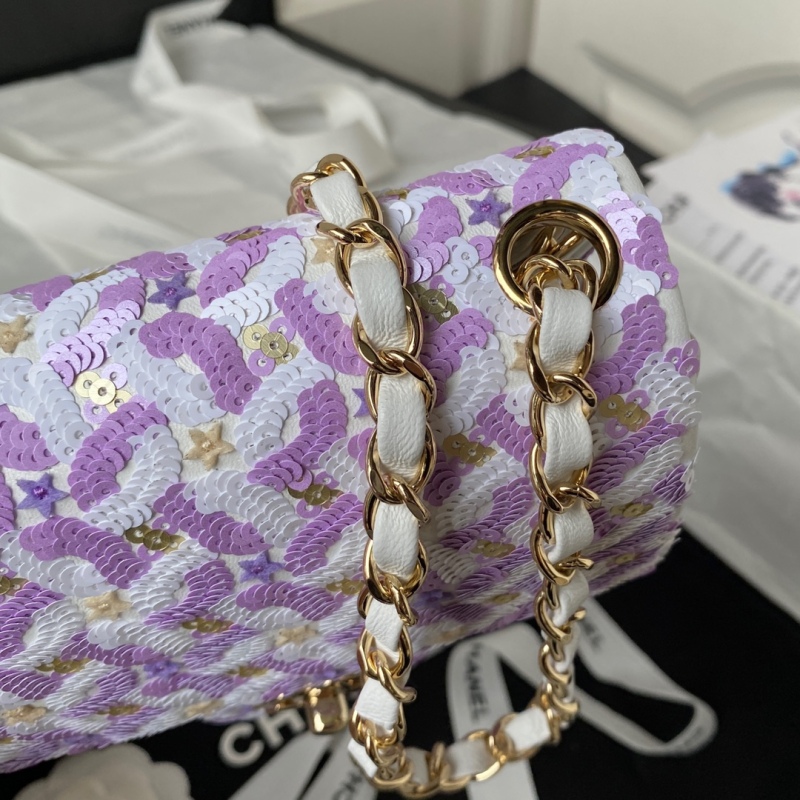 CHANEL Sequin shoulder bag